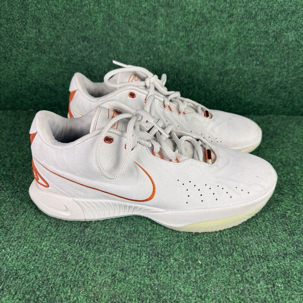 New Nike LeBron XXI 21 Akoya Light Bone Orange FV2345-001 Men SZ 12 NO INSOLES